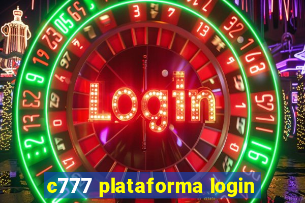 c777 plataforma login